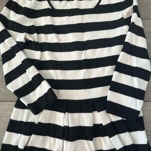 White House Black Market Striped Sweater Dress